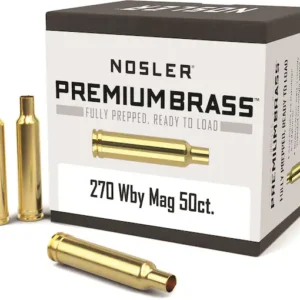 Nosler Custom Brass 270 Weatherby Magnum Box of 50