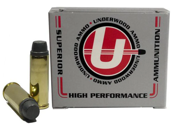 Underwood Ammunition 45 Colt (Long Colt) 255 Grain Lead Keith-Type Semi-Wadcutter Gas Check Box of 20