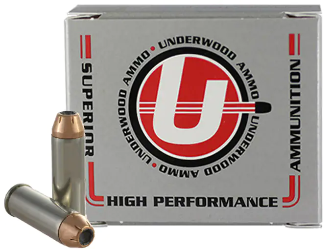 Underwood Ammunition 45 Colt (Long Colt) +P 300 Grain Hornady XTP Jacketed Hollow Point Box of 20