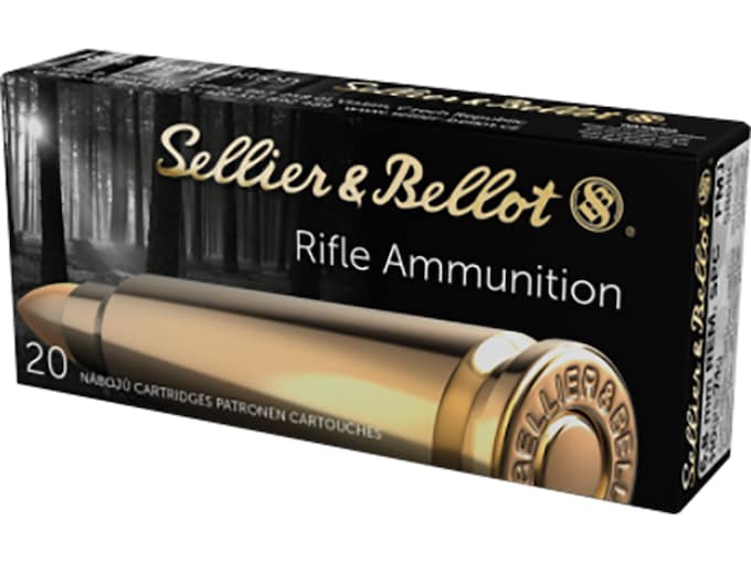 Sellier & Bellot Ammunition 6.8mm Remington SPC 110 Grain Full Metal Jacket