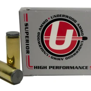Underwood Ammunition 44 Remington Magnum 200 Grain Hard Cast Wadcutter Box of 20