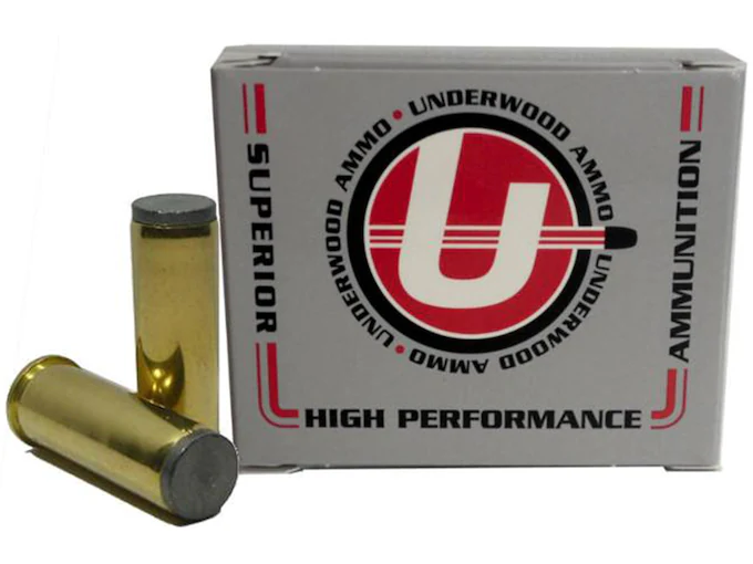 Underwood Ammunition 44 Remington Magnum 200 Grain Hard Cast Wadcutter Box of 20