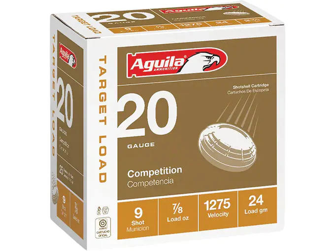 Aguila Competition Target Load Ammunition 20 Gauge 2-3/4" 7/8 oz