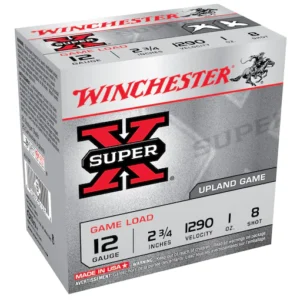 Winchester Super-X Game Load Ammunition 12 Gauge 2-3/4" 1 oz #8 Shot
