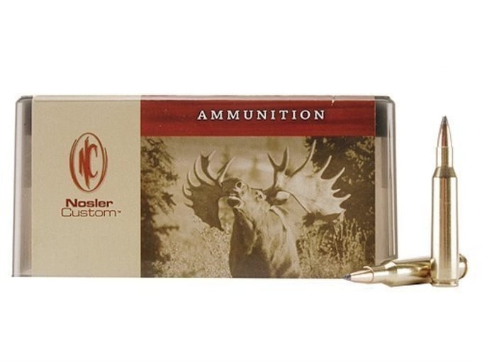 Nosler Custom Ammunition 257 Roberts +P 100 Grain Partition Spitzer Box of 20