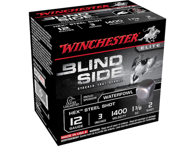 Winchester Blind Side Ammunition 12 Gauge Non-Toxic Steel Shot