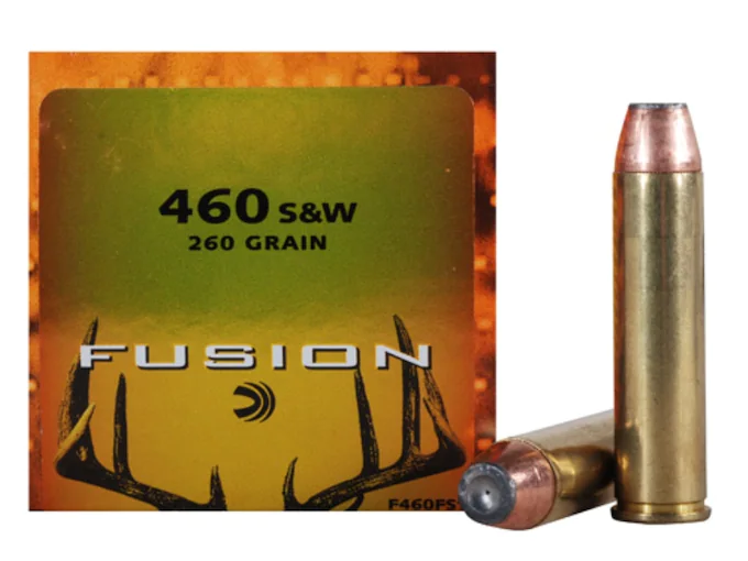 Federal Fusion Ammunition 460 S&W Magnum 260 Grain Bonded Jacketed Hollow Point Box of 20