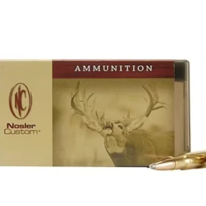 Nosler Custom Ammunition 338-06 A-Square 225 Grain Partition Spitzer Box of 20