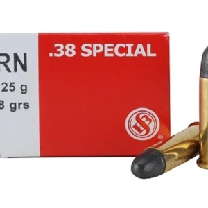Sellier & Bellot Ammunition 38 Special 158 Grain Lead Round Nose Box of 50