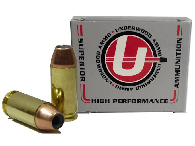 Underwood Ammunition 460 Rowland 185 Grain Jacketed Hollow Point Box of 20