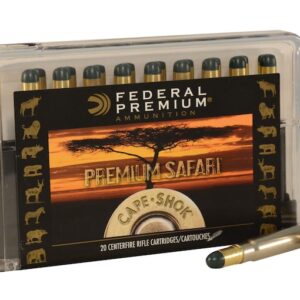 Federal Premium Safari Ammunition 9.3x62mm Mauser 286 Grain Woodleigh Hydrostatically Stabilized Solid Bullets