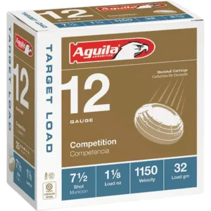 Aguila Competition Light Target Load Ammunition 12 Gauge 2-3/4" 1-1/8 oz
