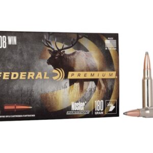 Federal Premium Ammunition 308 Winchester 180 Grain Nosler Partition Box of 20