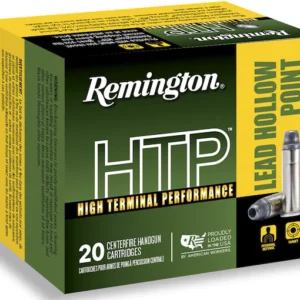 Remington High Terminal Performance (HTP) Ammunition 38 Special +P 158 Grain Lead Hollow Point