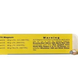 Buffalo Bore Ammunition 45-70 Government 350 Grain Jacketed Flat Nose Box of 20