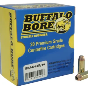 Buffalo Bore Ammunition 10mm Auto 180 Grain Jacketed Hollow Point Box of 20