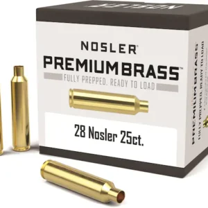 Nosler Custom Brass 28 Nosler Box of 25