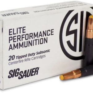 Sig Sauer Elite Performance Short Barrel Ammunition 300 AAC Blackout 205 Grain Polymer Tip Box of 20