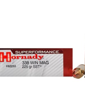 Hornady Superformance SST Ammunition 338 Winchester Magnum 225 Grain SST Box of 20