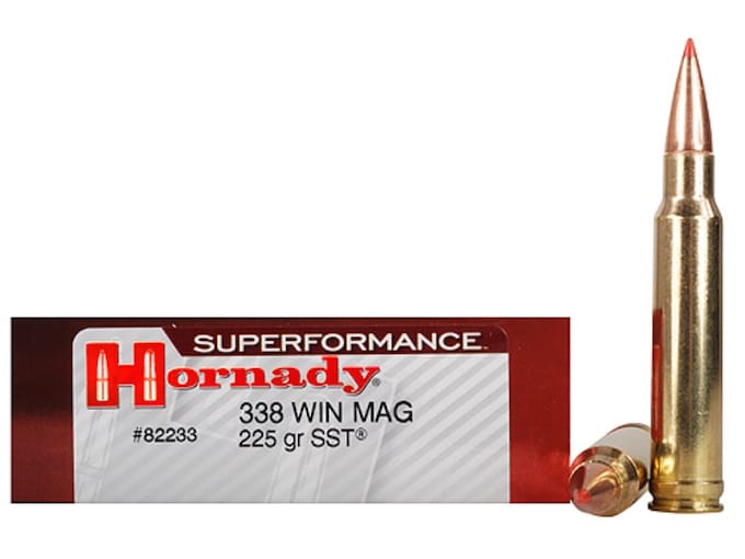 Hornady Superformance SST Ammunition 338 Winchester Magnum 225 Grain SST Box of 20