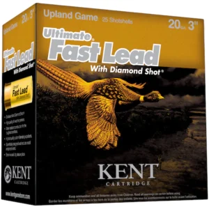 Kent Cartridge Ultimate Fast Lead Diamond Shot Upland Ammunition 20 Gauge 3" 1-1/4 oz #5 Shot Box of 25