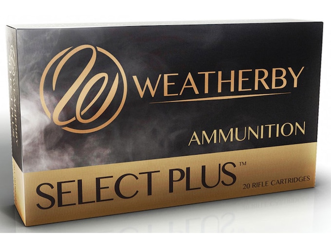 Weatherby Select Plus Ammunition 270 Weatherby Magnum 130 Grain Barnes TTSX Polymer Tipped Spitzer Lead-Free Box of 20