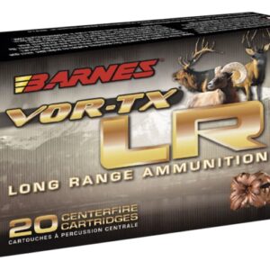 Barnes VOR-TX Long Range Ammunition 270 Winchester 129 Grain LRX Polymer Tipped Boat Tail Lead-Free Box of 20