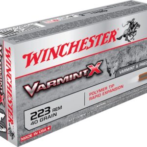 Winchester Varmint X Ammunition 223 Remington 40 Grain Polymer Tip