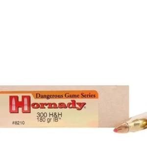 Hornady Custom Ammunition 300 H&H Magnum 180 Grain InterBond Box of 20