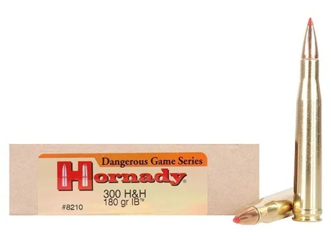 Hornady Custom Ammunition 300 H&H Magnum 180 Grain InterBond Box of 20