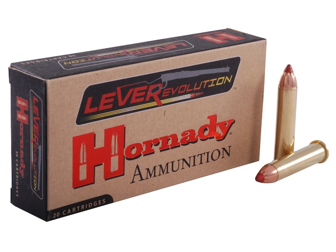 Hornady LEVERevolution Ammunition 45-70 Government 250 Grain MonoFlex Lead-Free Box of 20