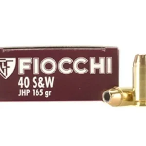 Fiocchi Shooting Dynamics Ammunition 40 S&W 165 Grain Jacketed Hollow Point Box of 50