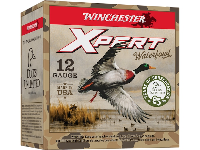 Winchester Ducks Unlimited Limited Edition Xpert Waterfowl Ammunition 12 Gauge 3" 1-1/4 oz #2 Non-Toxic Steel Shot