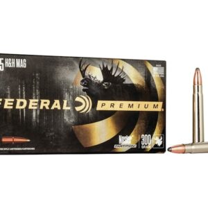 Federal Premium Safari Ammunition 375 H&H Magnum 300 Grain Nosler Partition