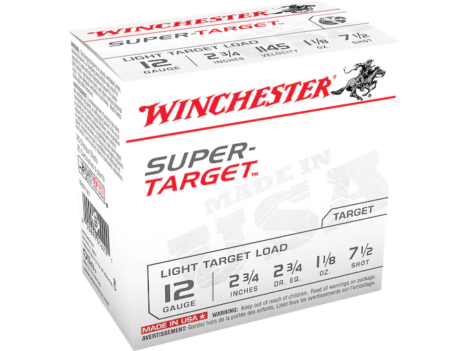 Winchester Super-Target Light Target Load Ammunition 12 Gauge