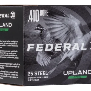 Federal Upland Steel Ammunition 410 Bore 3" 3/8 oz Non-Toxic Steel Shot