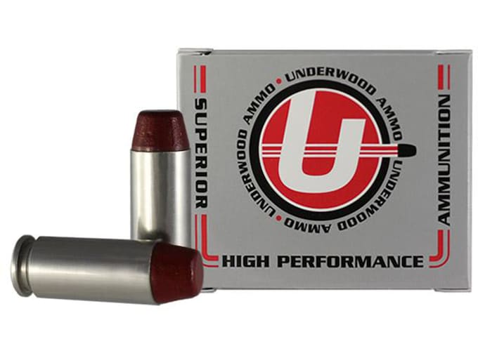 Underwood Ammunition 10mm Auto 200 Grain Hard Cast Flat Nose Box of 20