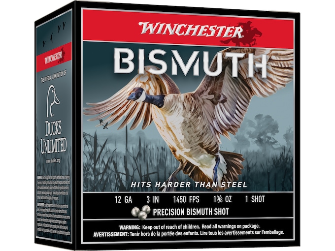 Winchester Bismuth Ammunition 12 Gauge 3" 1-3/8 oz #1 Non-Toxic Shot