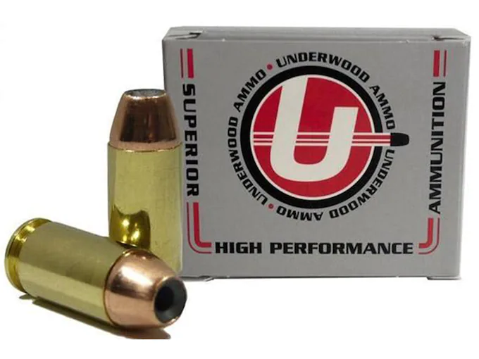 Underwood Ammunition 40 S&W 180 Grain Jacketed Hollow Point Box of 20