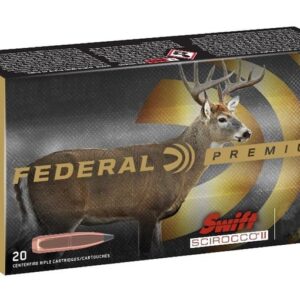 Federal Premium Ammunition 300 Winchester Short Magnum (WSM) 180 Grain Swift Scirocco II Box of 20