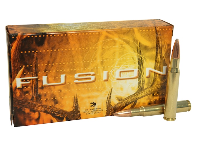 Federal Fusion Ammunition 30-06 Springfield 180 Grain Bonded Spitzer Boat Tail Box of 20