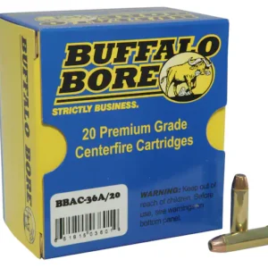 Buffalo Bore Ammunition 32 H&R Magnum +P 100 Grain Jacketed Hollow Point Box of 20