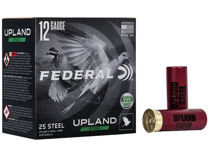 Federal Upland Steel Ammunition 12 Gauge 2-3/4" Non-Toxic Steel Shot