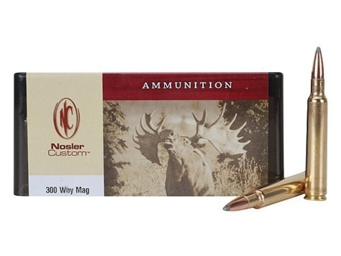 Nosler Custom Ammunition 300 Weatherby Magnum 180 Grain Partition Spitzer Box of 20