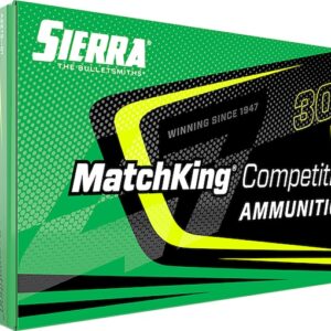 Sierra MatchKing Competition Ammunition 308 Winchester 175 Grain Hollow Point Boat Tail Box of 20