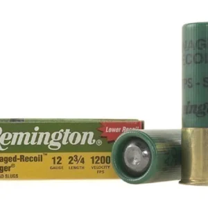 Remington Slugger Managed-Recoil Ammunition 12 Gauge 2-3/4" 1 oz Rifled Slug Box of 5