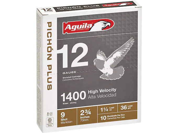 Aguila High Velocity Pichon Plus Ammunition 12 Gauge 2-3/4" 1-1/4 oz