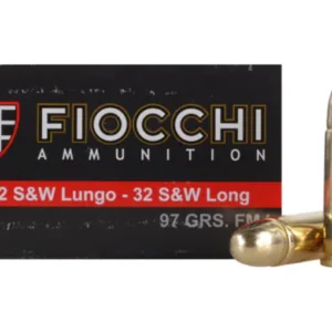Fiocchi Shooting Dynamics Ammunition 32 S&W Long 97 Grain Full Metal Jacket Box of 50