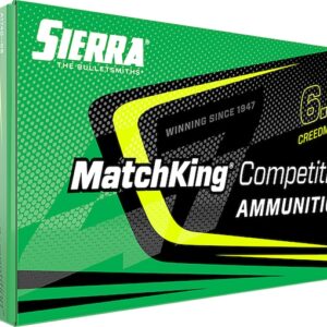 Sierra MatchKing Competition Ammunition 6.5 Creedmoor 140 Grain Hollow Point Boat Tail Box of 20