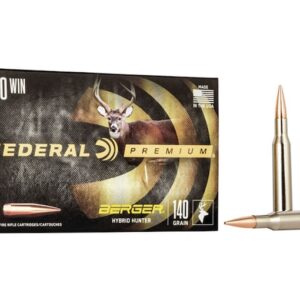 Federal Premium Ammunition 270 Winchester 140 Grain Berger Hybrid Hunter Box of 20
